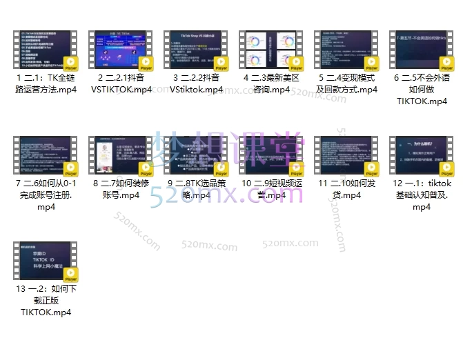柔老板跨境分享会：Tiktok新手0-1实操视频课