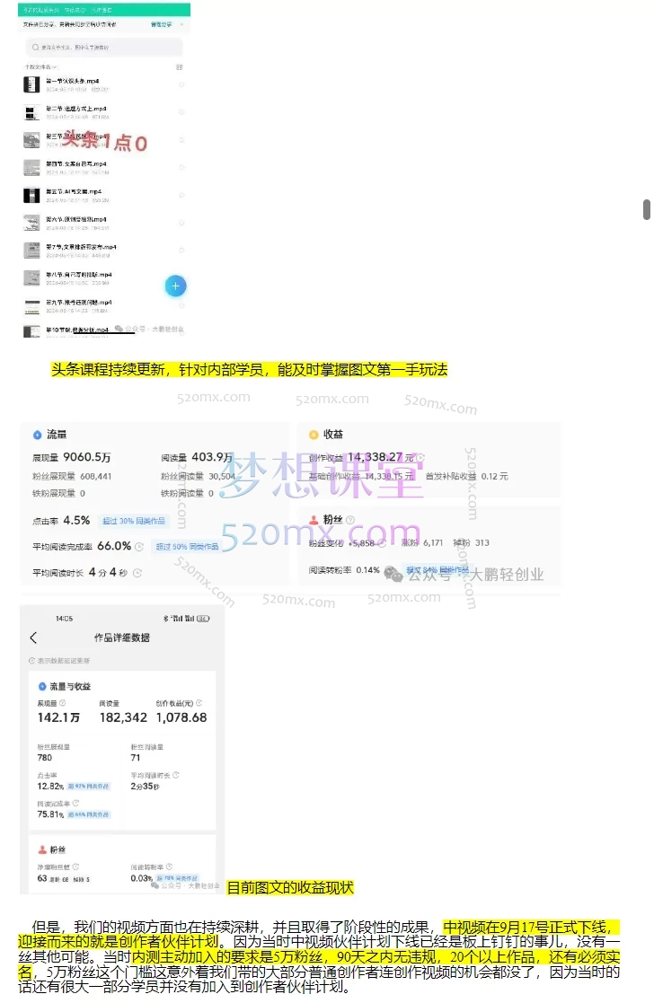 2025小豁食堂Tiktok中视频AI玩法陪跑课程，价值7980元