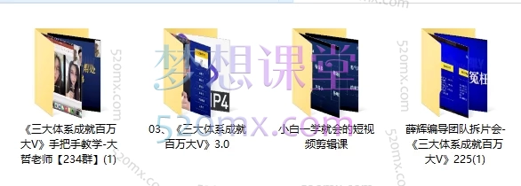 2025薛辉短视频营销课【25年新版拆片会】《三大体系成就百万大V 3.0》,包含正课、拆片会、手把手教学直播课、小白剪辑课