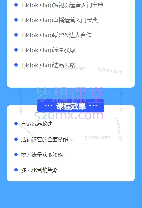 IN-KIDS电商:TikTok小店实操基础培训课