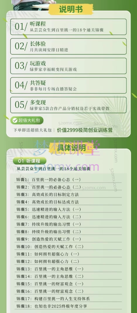 绿萝家2025幸福蜕变俱乐部第6期,陪你从芸芸众生到百里挑一