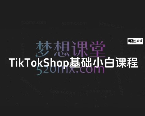 梨电商TikTokShop 基础小白课程