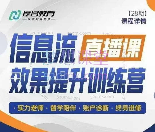 厚昌柯楠-信息流效果提升集训营,智能投放·巨量AD/百度优化·AI提效指南