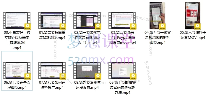 BabeNovaL的基础初级独立站运营系列课程