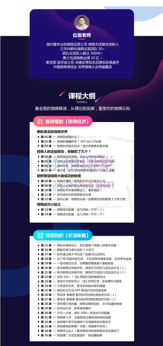 体面老师：微商百科全书，64节精华课从入门到精通