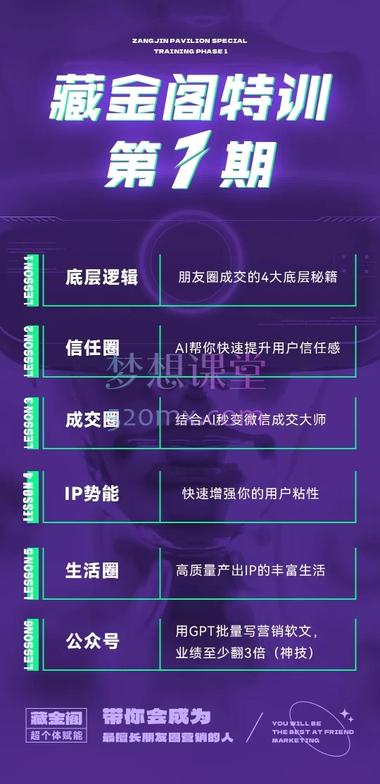 藏金阁AI-私域行动营,带你成为最擅长朋友圈营销的人