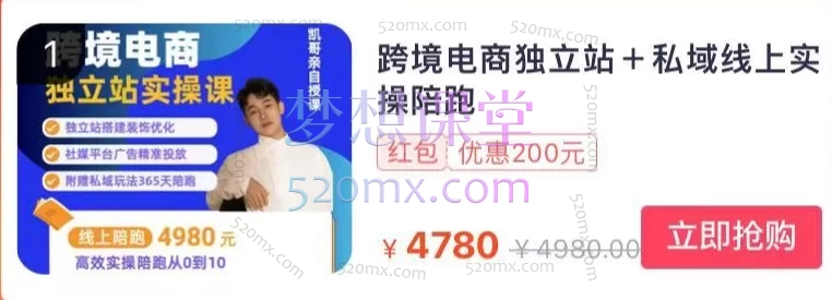 阿熔跨境电商独立站+私域线上实操陪
