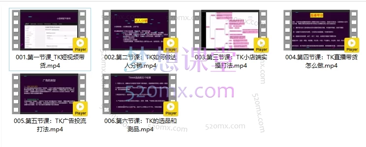 货达兰奇：Tiktok系统模块实操课