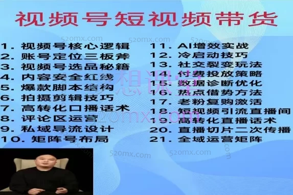 2025天诺老吴视频号短视频带货