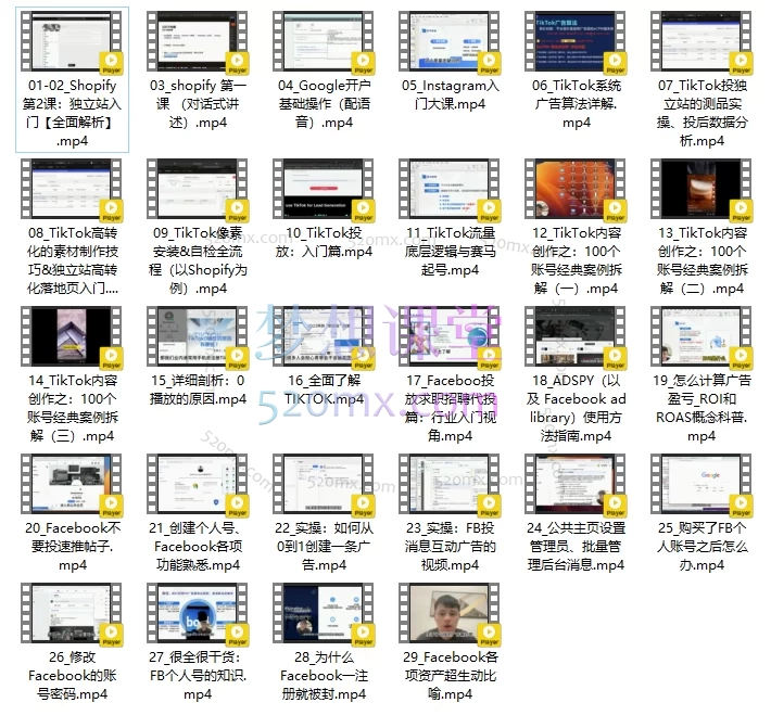 Zach跨境独立站流量终极篇：全渠道流量打法（独立站、FB站、TikTok、Ins站、油管等全社媒渠道营销）
