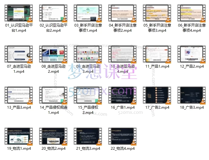 白龙亚马逊跨境实操课,入门到实操精品课(22讲详解)