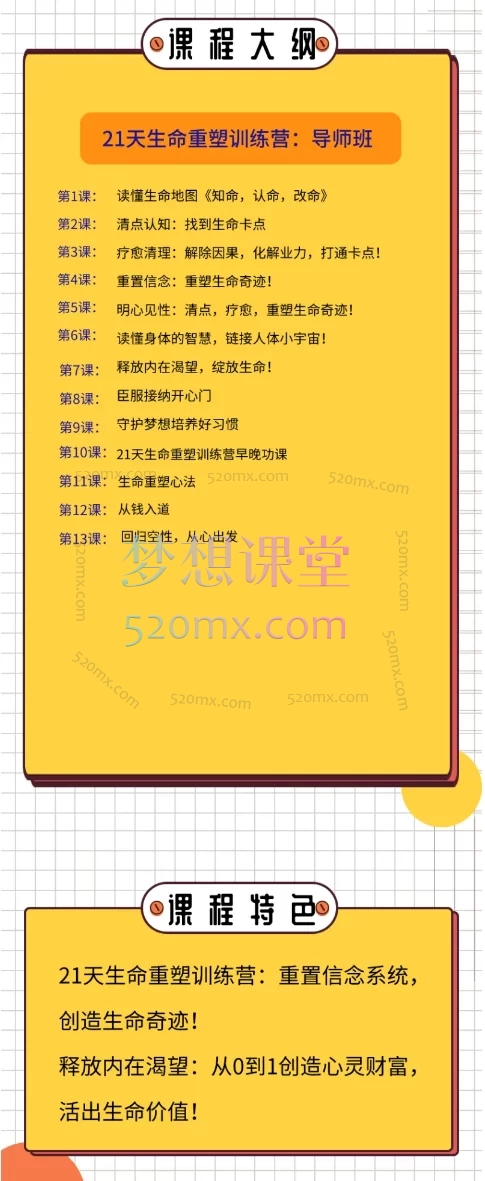 张昀矾21天生命重塑训练营 :13堂导师点化课