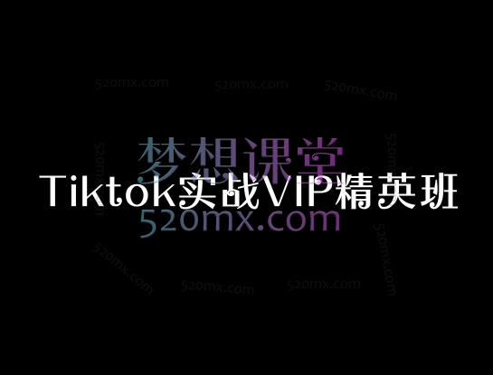 Tiktok实战VIP精英班,掌握全链路运营与跨境电商变现