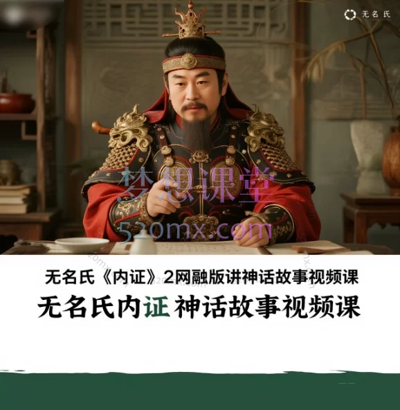 2025无名氏《内证》2网融版讲神话故事视频课—— 融合神话智慧与身心修炼的实修课程