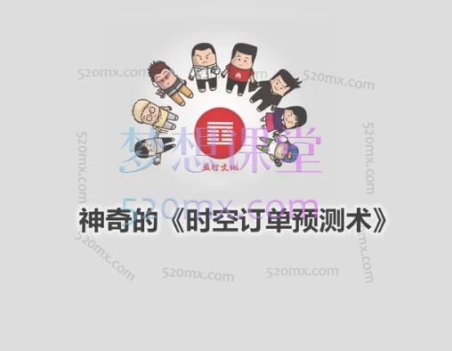 神奇的《时空订单预测术》,一个专为设计师量房签单、营销人员判断客户群体而打造的简约有效的60分钟学会的预测系统。