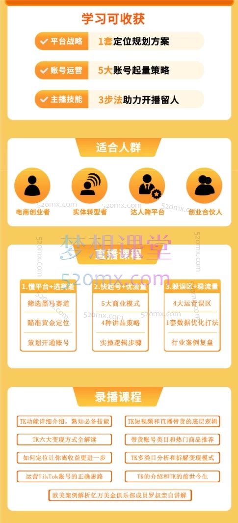 达媒跨境:TikTok全链路0-1实战课