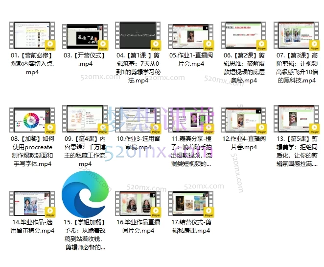 2025花生的书桌-短视频实战营，掌握爆款短视频创作全流程（从定位到剪辑）​