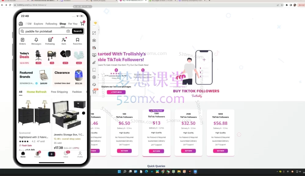 2025parti跨境唞物Kim:美国TK实操流量课