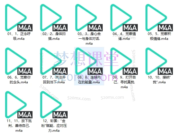 月亮老师 自我接纳,活出真我”正念冥想 12节