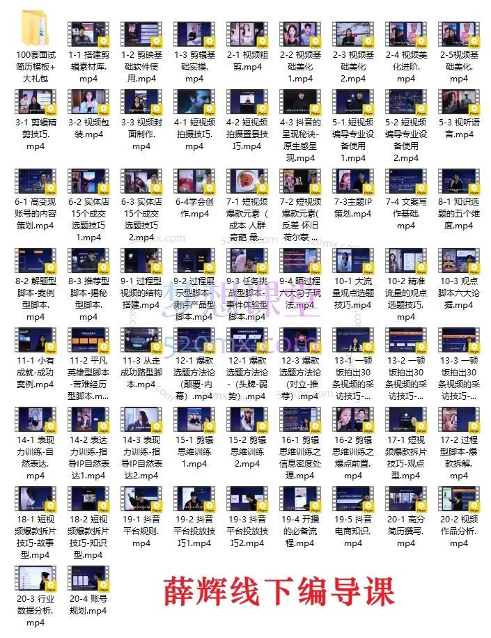 2025薛辉团队年线下30000元编导班+2025年7月三大体系成就百万大V