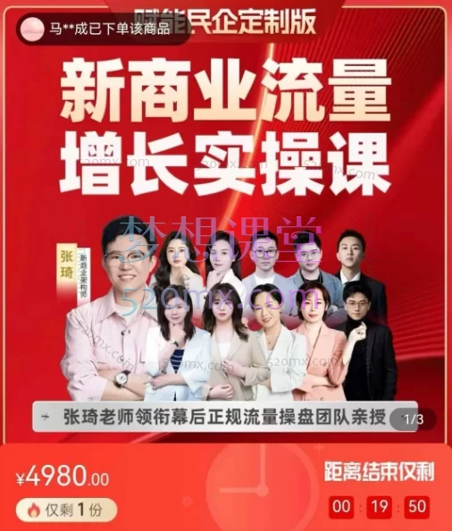 张琦老师新商业流量增长实操课274节