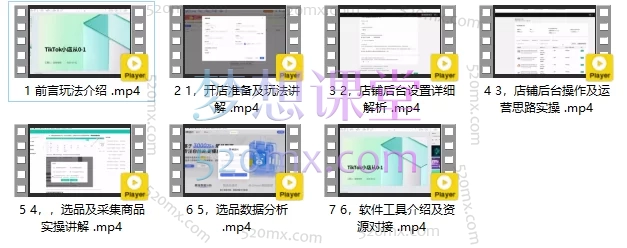 2025TikTok Shop-跨境电商全流程视频实操落地课