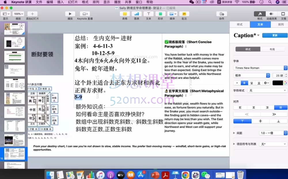 Sally玄学跨境Tiktok命理中英文课程,精准锚定TikTok等海外平台的玄学内容蓝海市场!
