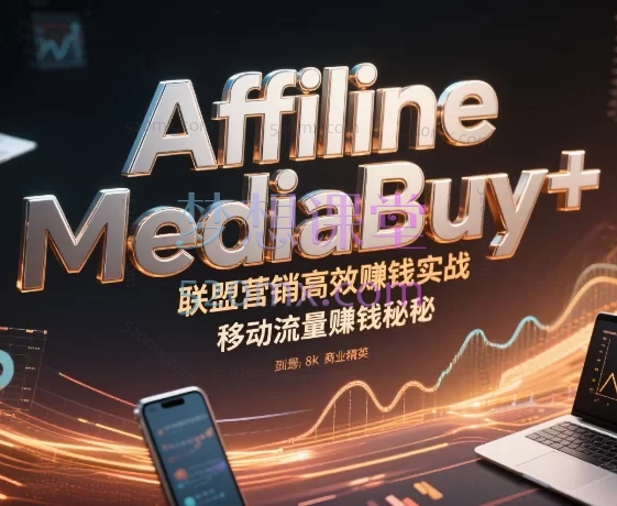 Affiliate联盟营销高效赚钱实战:MediaBuy + 移动流量赚钱秘