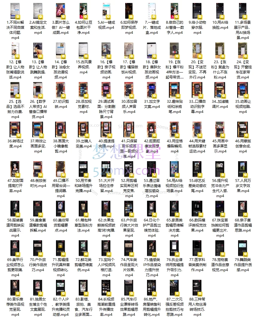 南希小盖AI短视频运营实操课，AI视频制作+高效剪辑+涨粉变现​ 全链路实战课程！