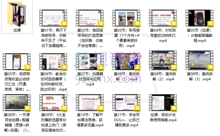 大姐姐INKO：自然流电商快速起号+素人IP课程