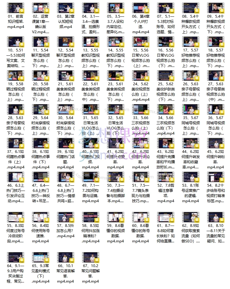 亚伦哥的短视频速成课（详细完整版）｜零基础入门到精通】