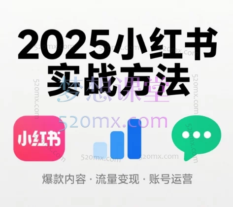 2025小红书实战方法:从选品到带货,系统掌握爆款内容与运营技巧