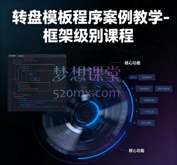 转盘模板程序案例教学-框架级别