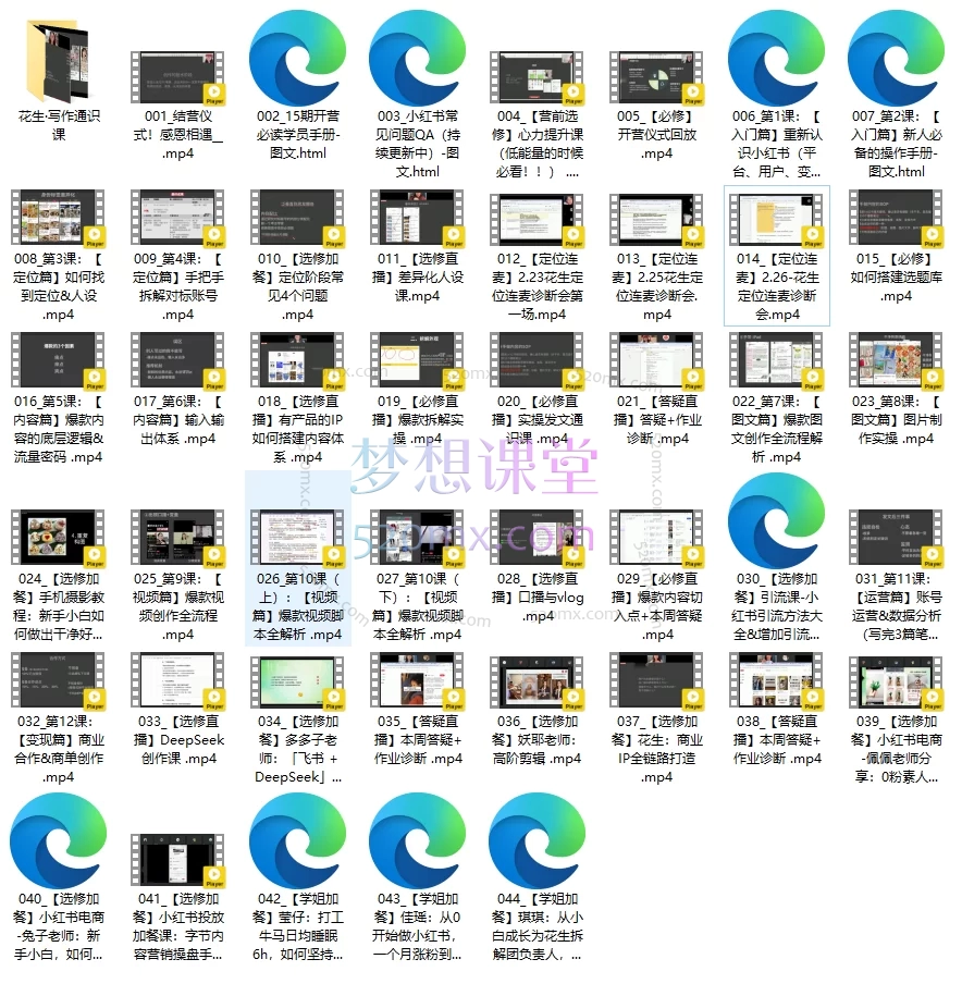 2025花生的书桌：小红书博主训练营第15期丨手把手教你从0-1做小红书