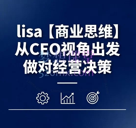 lisa【商业思维】从CEO视角出发做对经营决策