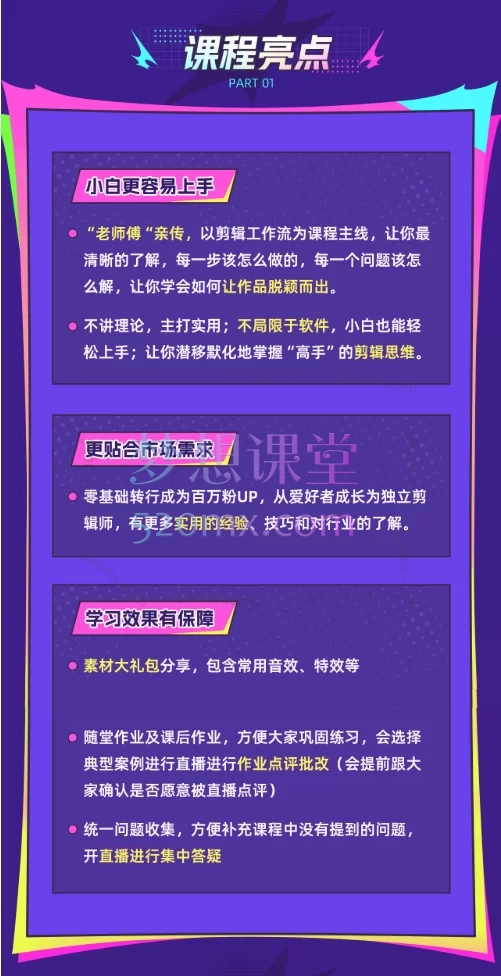 百万剪辑狮:人人都能听懂的剪辑思维课 - 零基础到专业剪辑师系统教学