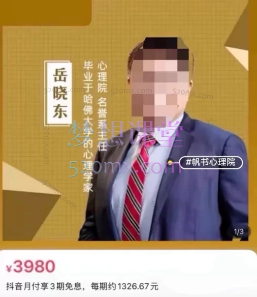 岳晓东心理课10套合集:从入门到精通的系统心理学学习体系