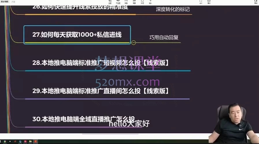 钱顶顶《抖音本地推实战课》:投流实战课(从0到1掌握高投产投放)