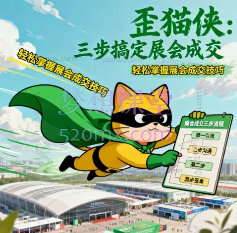 歪猫侠:三步搞定展会成交:从0到1的实战秘籍