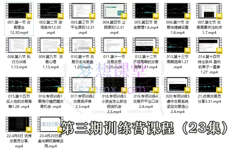 苏冰期货正收益交易系统训练营：构建稳定盈利的交易体系（第二期&amp;第三期完整课程）​