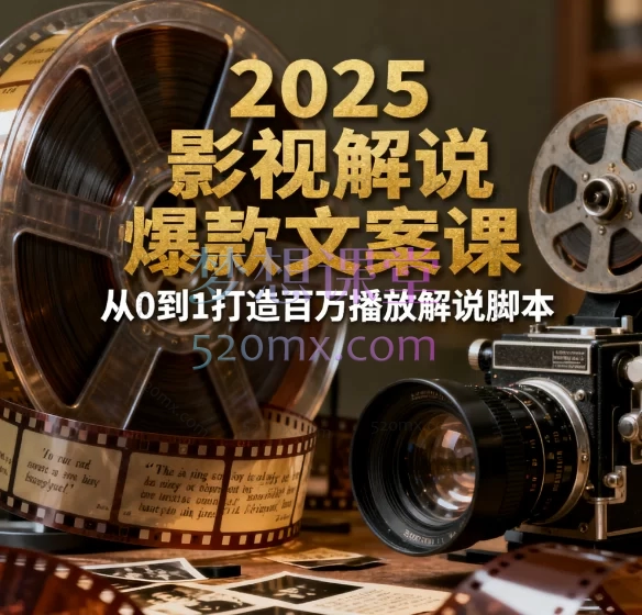 2025虎哥影视解说爆款文案课:从0到1掌握影视解说创作全流程,打造高流量IP