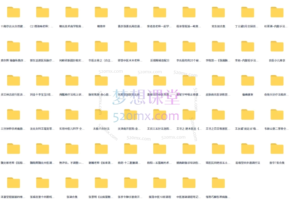 58套中医名家精华课程合集，系统入门到临床实战的全路径学习宝库