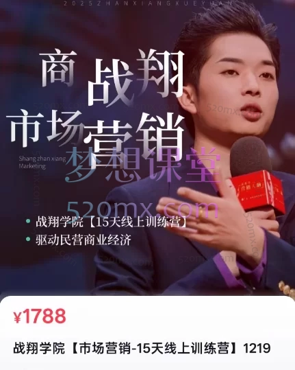 商战翔15天线上训练营+商战翔3天训练营+无敌潜意识+红尘修心合集