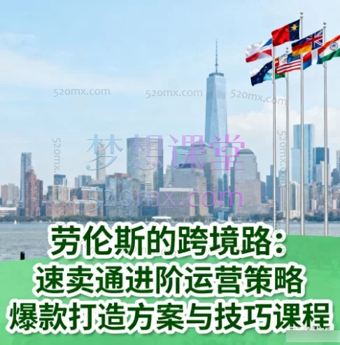 劳伦斯的跨境路：速卖通进阶运营策略爆款打造方案与技巧课程