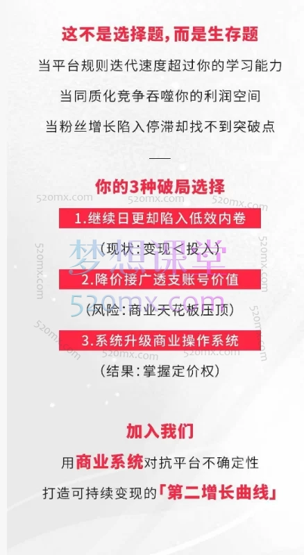 张萌小红书训练营高阶班：打造高盈利小红书商业系统