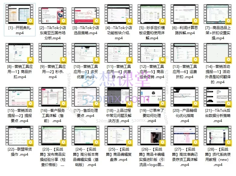 职场B计划阿耀-打爆TiktoK-2025变现陪跑营：零基础打爆东南亚市场，从开店到盈利系统实操指南
