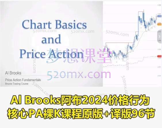 Al Brooks阿布2024价格行为核心PA裸K课程原版+译版96节：掌握裸K交易的核心精髓