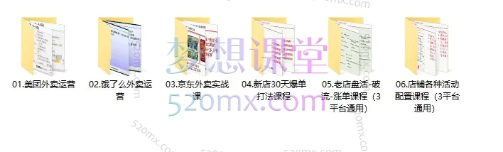 大江餐饮外卖运营实战课程：从0到1精通三大平台运营