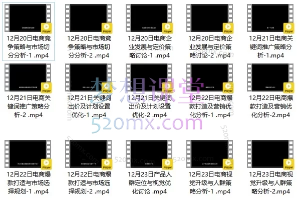 玺承-淘宝天猫盈利突破特训营：迈向盈利新高度