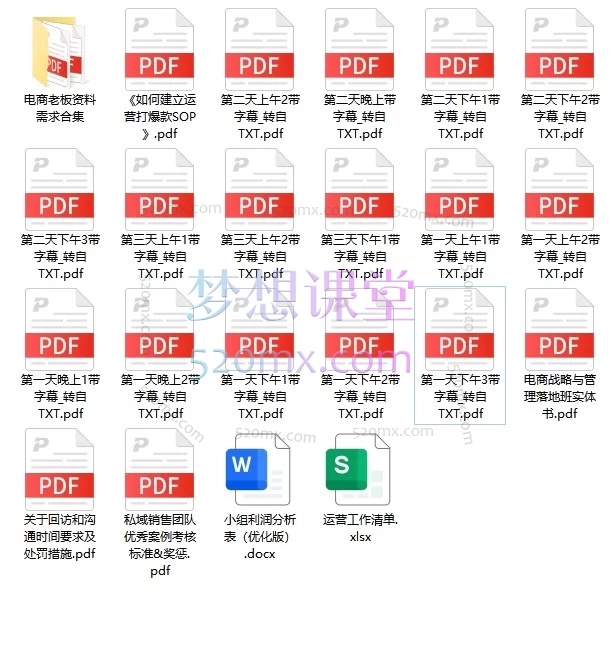 2026蒋晖电商战略与管理落地班（不是视频课，是文档课）